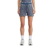 G-STAR Women's Overdyed Sweat Shorts, Blue (Mid Blue Double Dye D26562-d575-h364), XL