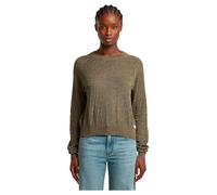 G-Star Women's Pointelle Lightweight Knitted Sweater, Green (ensis green D26059-D166-6057), S