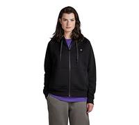 G-Star Women's Premium Core 2.1 Hooded Zip Thru Sweater, Black (dk black D22727-C235-6484), S