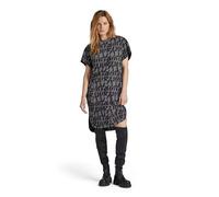 G-star Printed Short Sleeve Midi Dress Grey S Woman