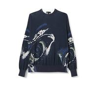 G-Star Women's Printed XXL Jumper , Blue (salute D22863-B146-C742), L