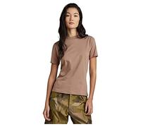 G-Star Women's Puff Logo Slim T-Shirt, Brown (chocolate berry D22761-336-B113), L