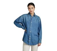 G-Star Women's Relaxed Denim Shirt Pocketless , Blue (faded cricket blue D24563-D252-D891), S