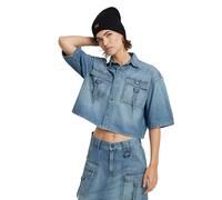 Relaxed Utility Shirt - Light blue - Women S