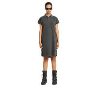 Seam Detail Polo Dress - Black - Women S