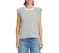 G-Star Women's Seam Detail Stripe Loose Top, Multicolour (lt chalk/osaka blue stripe D26457-D979-H315), M