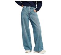 Skater High Loose Jeans - Medium blue - Women 31-34