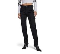 G-Star Women's Slim Cargo Pants, Black (dk black D23572-C072-6484), 29W / 30L