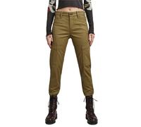 G-Star Women's Slim Cargo Pants, Green (dark olive D23572-C072-C744), 27W / 34L