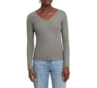 G-Star Women's Slim Rib V-Neck Top, Green (wild olive D26064-D253-1866), L