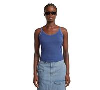 G-STAR Women's Haut Spaghetti Strap Rip T-Shirt, Azul (Mid Blue Gd D26612-d968-h362), S
