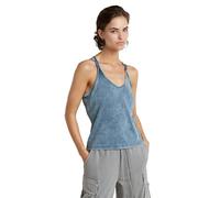 G-Star Women's Spaghetti Strap Tank Top , Blue (sun faded indigo D24518-D643-B503), L