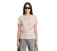 G-STAR Women's Sprayed Letters R T Wmn T-Shirt, Multicolour (Liquid Pink Sprayed Letters D26066-c565-h371), L