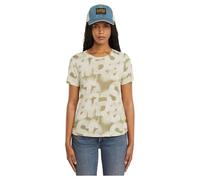 G-Star Womens Sprayed Letters Wmn T-Shirt, Multicoloured (Light Toggee Sprayed Letters D26066-c565-h372), XXS UK
