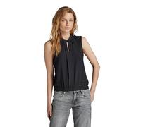 G-star Stand Up Collar Sleeveless Blouse