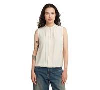 G-STAR Women's Stand Up Collar Top, Size: S, Color White