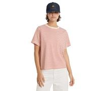 G-Star Women's Stripe Boxy Top, Multicolor (antique white/finch stripe D24870-C339-G640), XS