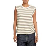 G-Star Women's Stripe Boxy Top, Multicolour (lt chalk/dk mustard stripe D26073-D979-H205), S
