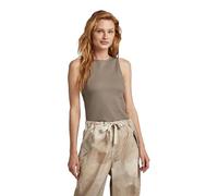 G-Star Women's Tank Top 3D Rib , Brown (deep walnut D23093-D276-B743), XL