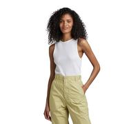 G-Star Women's Tank Top 3D Rib , White (white D23093-D276-110), XL