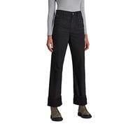 G-Star Women's Tedie Ultra High Straight Jeans, Black (jet black D20016-C526-A814), 25W / 32L