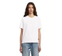 G-star Text Short Sleeve T-shirt White M Woman