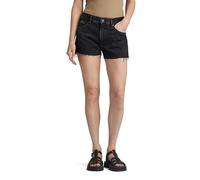 G-Star Women's True Denim Shorts Raw Edge , Black (jet black D24376-D291-A814), 31