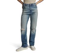 G-Star Women's Viktoria High Straight Jeans, Blue (antique faded blue agave ripped D23959-D503-G130), 31W / 30L