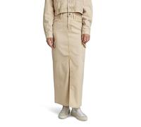 G-Star Women's Viktoria Long Cargo Skirt , Beige/khaki (sun faded sand gd D24386-D491-G553), 32