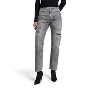 G-Star Women's Viktoria Utility High Straight Jeans, Grey (faded grey neblina D24566-D537-G324), 31W / 30L