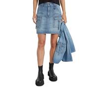 G-Star Women's Viktoria Utility Mini Skirt , Blue (sun faded thames D24887-D539-G341), 26