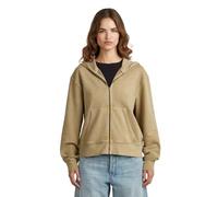 G-STAR Women's Washed Hoodie Zip Relaxed Sweater Sweater