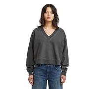 G-star Washed Sweatshirt Grey S Woman