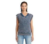 G-STAR Women's Washed SL SW Wmn Sweater, Blue (Mid Blue Double Dye D26103-d575-h364), L