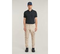 G-STAR Men's Trousers Zip Pocket 3D Skinny 2.0 Cargo Pants, Beige, 33 W/32 L