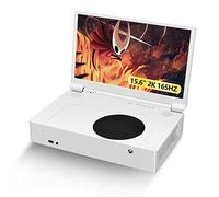 G-STORY 15.6’’ Portable Monitor for Xbox Series S, 165Hz 2K IPS Portable Screen for Xbox Series S, Travel Monitor for Xbox Series S with Dual Speakers, Two HDMI, HDR, Freesync, Game Mode