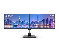 G-STORY 21.5 Inch Dual Monitor, 1920 x 1080 Full HD Triple Screen Extender with Stand, Large Computer Double Monitors with HDMI/Type-C Port for Gaming Office (Driver Required)