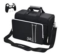 G-STORY Hard Carry Case,Hard Travel Case,Storage Bag Compatible with PS5,Carrying Travel Case for Console,Accessories,Controller Skin *1 Included