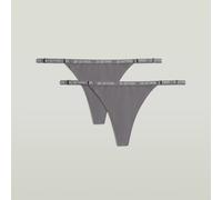 G-String 2-Pack - Grey - Women XL