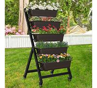 G TALECO GEAR Vertical Garden Planter, Vertical Raised Garden Bed Planter Box with 4 Container Boxes, Grow Your Herb Vegetables Flowers Indoor and Outdoor (5-Tier)