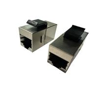 G-TELWARE® Pack Cat6 Shielded Inline Modular Coupler with Keystone Latch, RJ45 Modular Coupler for Panel Connection, Cat6 8P - Pack of 1