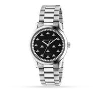 Gucci Mens Silver YA1264130 G-Timeless Automatic Steel Automatic Watch
