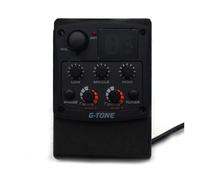 G-Tone Series Acoustic Guitar Preamp 3-Band EQ Equalizer LED Tuner Black Acoustic Guitar Pickups Parts(6)