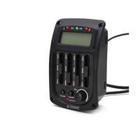 G-Tone Series Acoustic Guitar Preamp 3-Band EQ Equalizer LED Tuner Black Professional acoustic guitar pickups(GS-3)