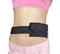 G-Tube Belt Feeding Tube Peg PD Cotton Covers Peritoneal Dialysis Catheter Supplies Abdominal Holder Accessories Adjustable for Secure Gastrostomy Line Women Men Black Large(38-51 inch)