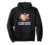 G Tube Parent Stronger Than Fear Medical Awareness Pullover Hoodie