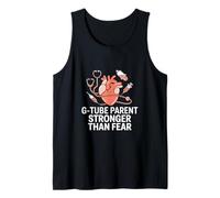 G Tube Parent Stronger Than Fear Support Awareness Tank Top