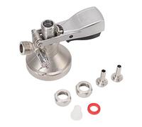 G Type Keg Coupler, Brass Body with Stainless Steel Probe Beer Keg Tap, G5/8 Thread, 3/8in Barb Beer Keg Tap Distributor