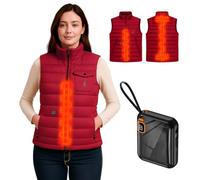 g.Vulcan Graphene Heated Gilet with Infrared Heat Therapy | 3 Adjustable Heat Settings | Lightweight & Machine Washable | Quick 3s Heat-Up | 12V Battery with Fast Charging Safe & Durable