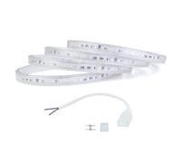G.W.S® 2M High Voltage AC 220V-240V 2835 LED Strip Light with Wire Set, Cool White 6000K, IP65 Waterproof, Cuttable Every 10CM